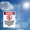 Signmission Boiler Room Authorized Danger Sign, Vinyl Decal, 7in W x 10in L, 2PK OS-2PACK-DS-D-710-V-1048 - alternate 4